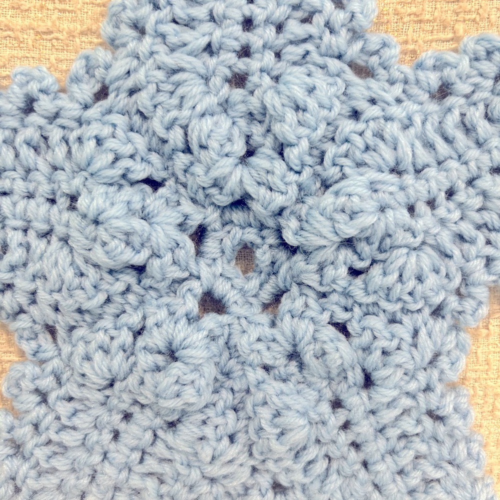 Handmade Crochet Starfish Appliqué